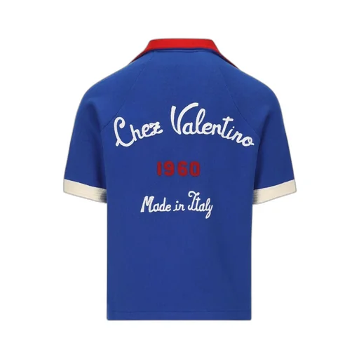 Short Sleeve Knit Polo Shirt