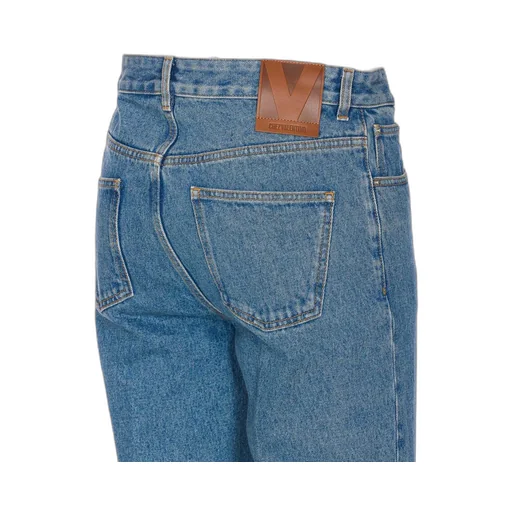 High-Rise Straight-Leg Jeans