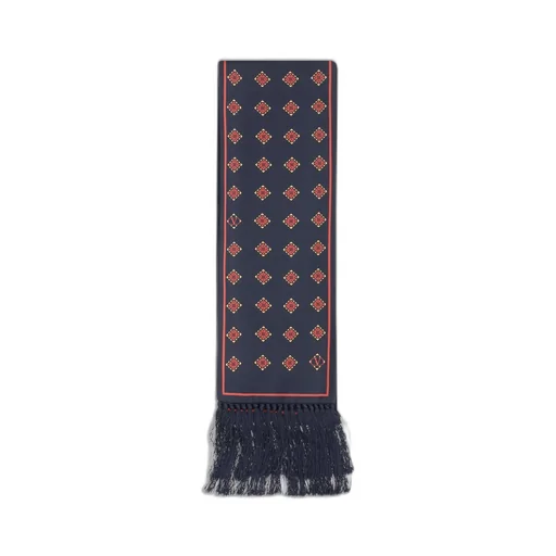 Scarf With Geometric Pattern