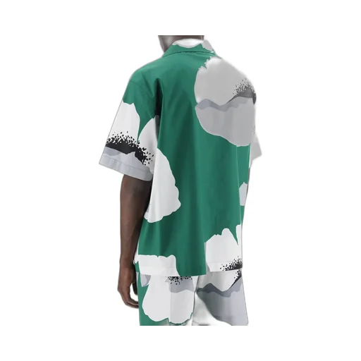 Floral Print Camp Collar Shirt