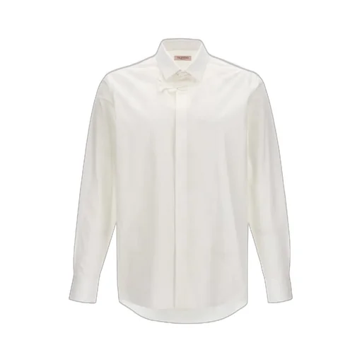 Shirt With Floral Appliqué
