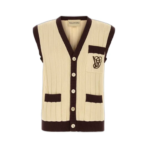 V-Neck Knit Vest