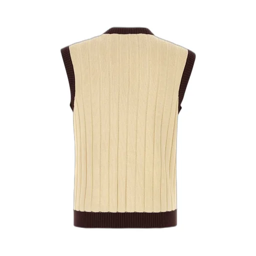 V-Neck Knit Vest