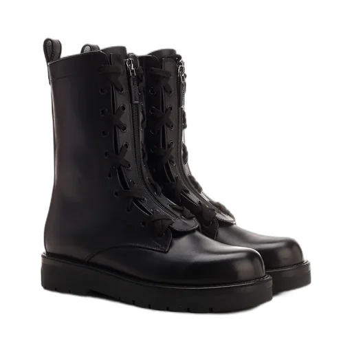 Lace-Up Combat Boots