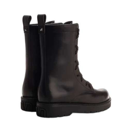 Lace-Up Combat Boots
