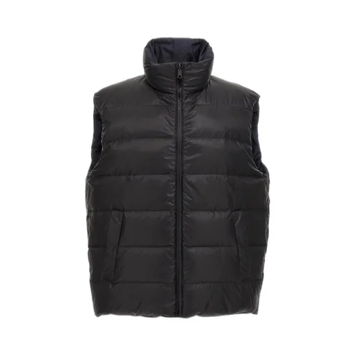 Logo Print Puffer Vest