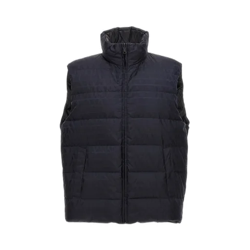 Logo Print Puffer Vest