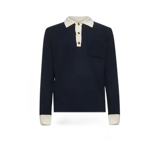 Long-Sleeved Polo Shirt