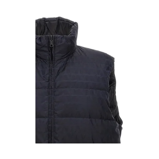 Logo Print Puffer Vest