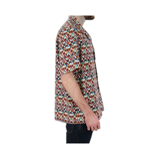 Geometric Print Short Sleeve Shirt