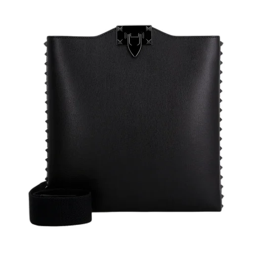 Studded Leather Tote Bag