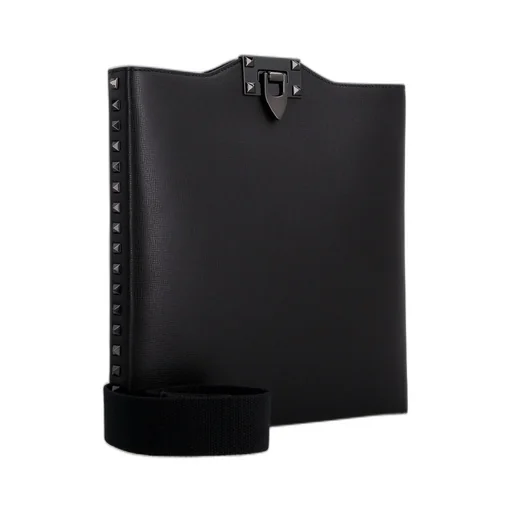 Studded Leather Tote Bag