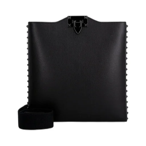 Studded Leather Tote Bag