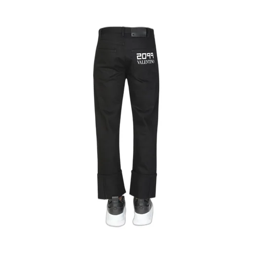 Valentino 2099 Logo Print Jeans