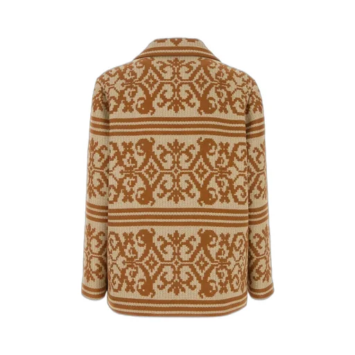 Jacquard Knit Jacket