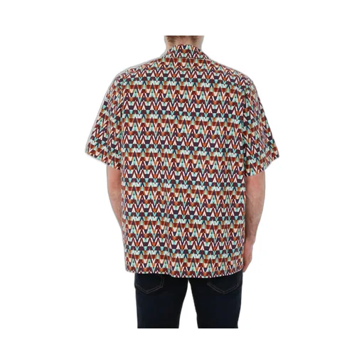 Geometric Print Short Sleeve Shirt