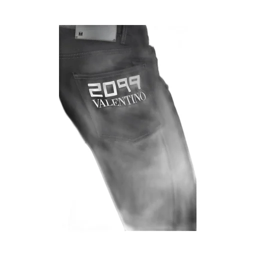 Valentino 2099 Logo Print Jeans