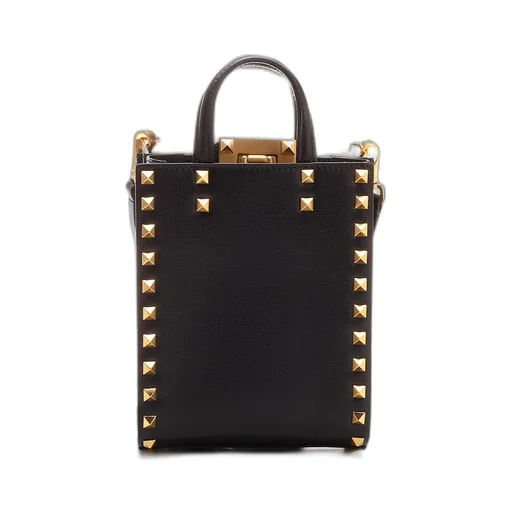 Studded Top Handle Bag