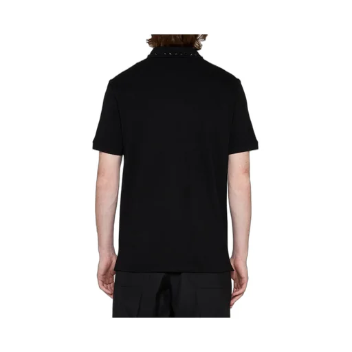 Studded Collar Polo Shirt