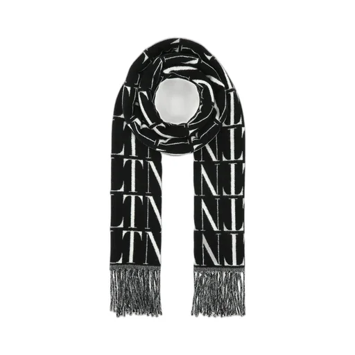 Scarf With All-Over Logo Print