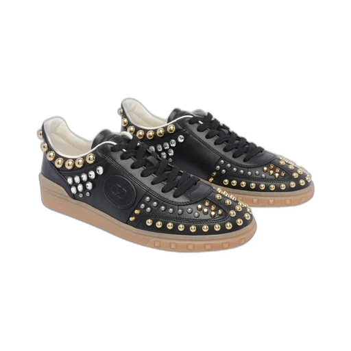 Studded Low-Top Sneakers