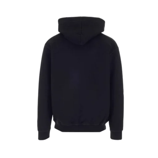 Hoodie With Embroidered Flower