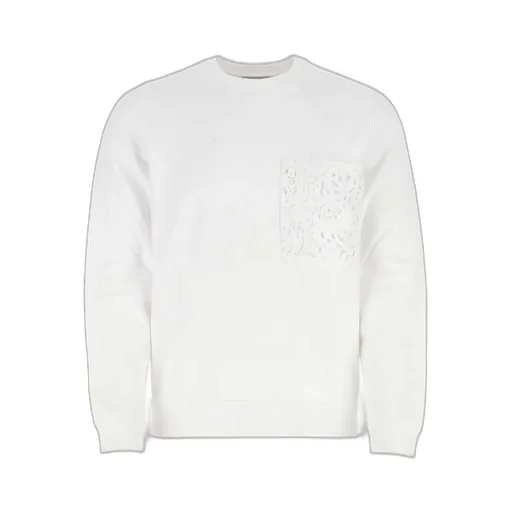 Sweatshirt With Embroidered Pocket
