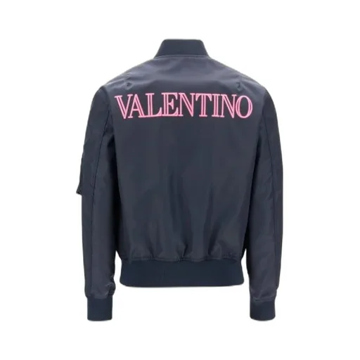 Bomber Jacket With Logo