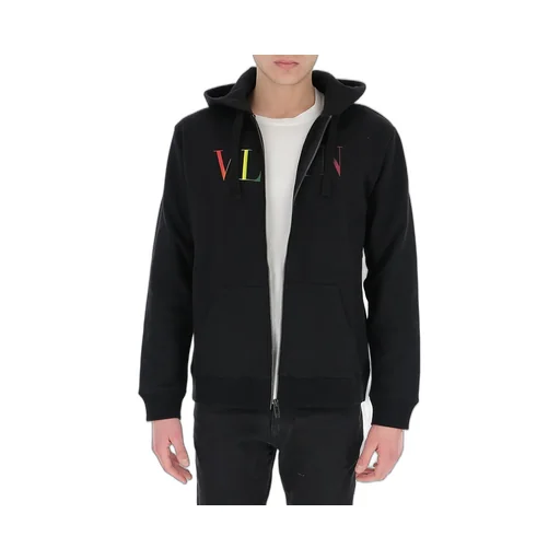 Zip-Up Hoodie With Logo