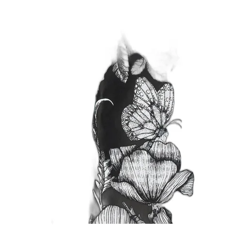 Hoodie With Floral Print