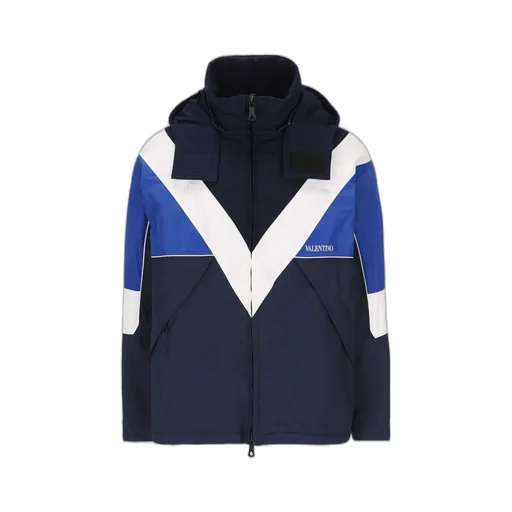 Colorblock Down Jacket