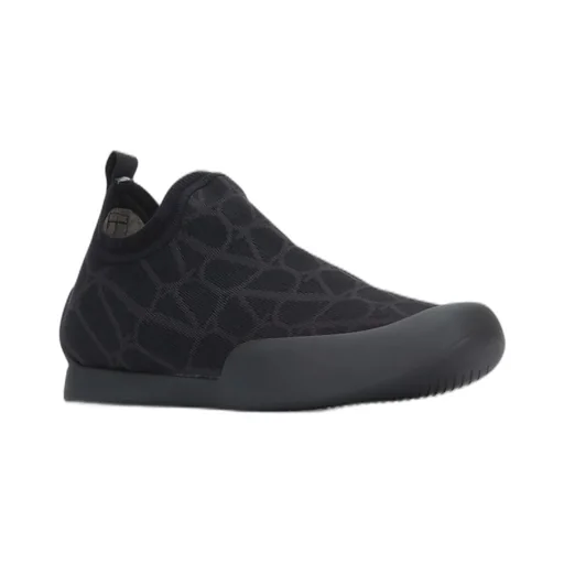 Logo Print Slip-On Sneakers