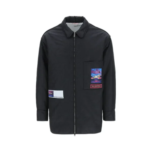 Quilted Jacket With Patches