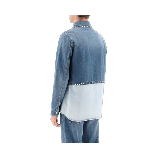 Denim Shirt With Studs