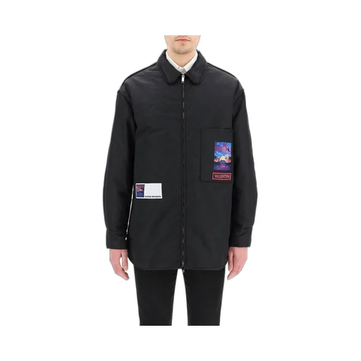 Quilted Jacket With Patches