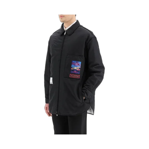 Quilted Jacket With Patches