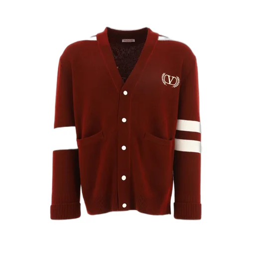 Cardigan With Vltn Logo