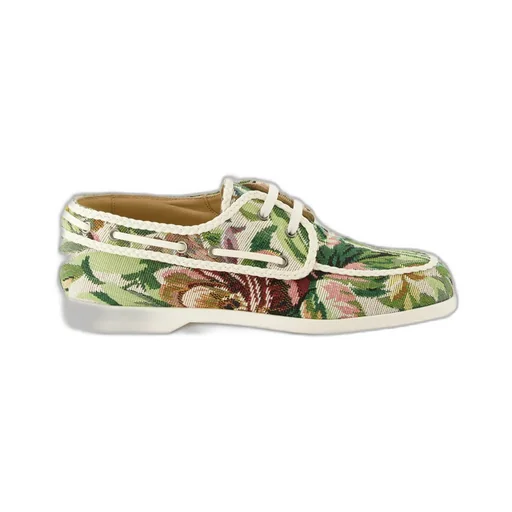 Floral Print Boat Shoes