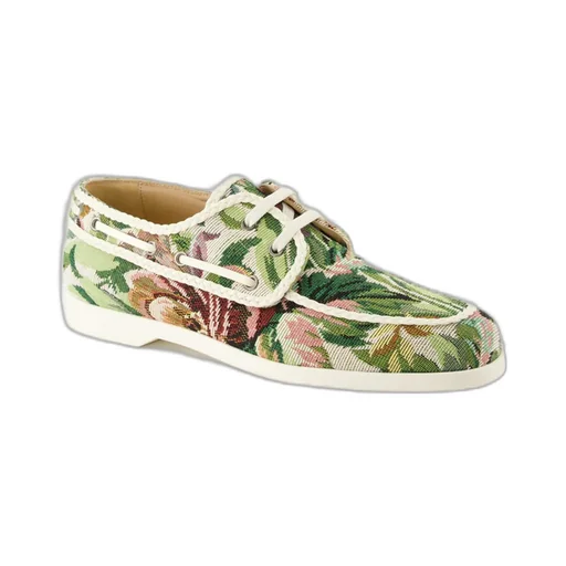 Floral Print Boat Shoes