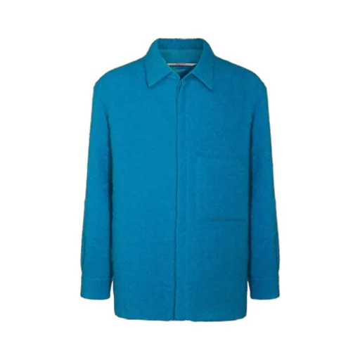 Textured Button-Up Shirt