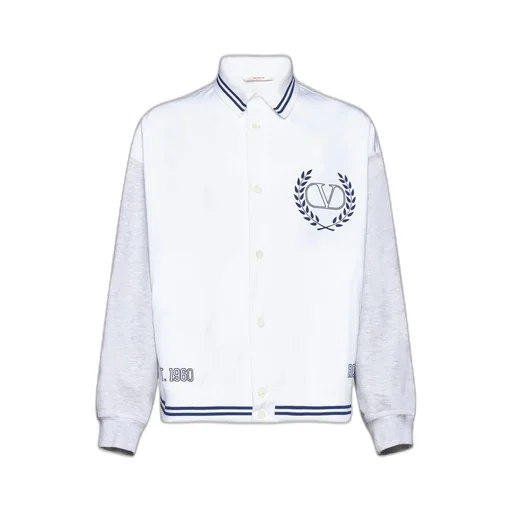 Varsity Jacket With Embroidered Logo