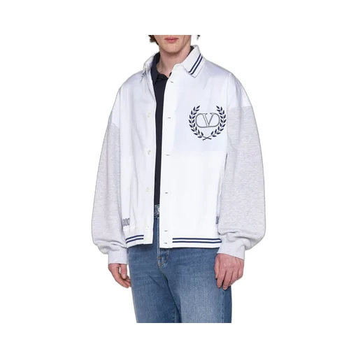 Varsity Jacket With Embroidered Logo