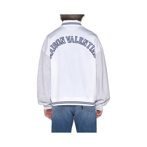 Varsity Jacket With Embroidered Logo