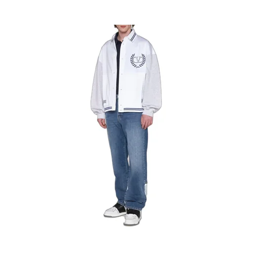 Varsity Jacket With Embroidered Logo