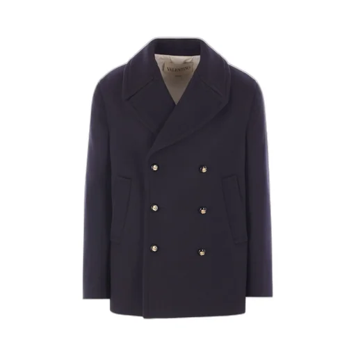 Double-Breasted Wool Coat