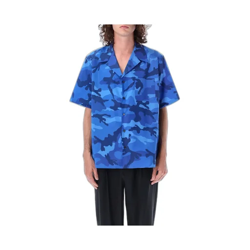 Camo Print Short Sleeve Shirt