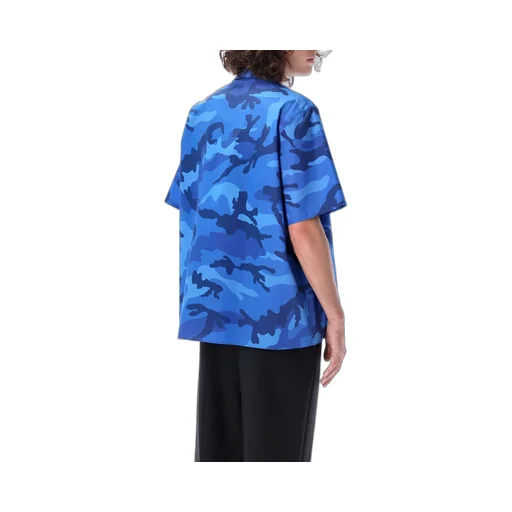 Camo Print Short Sleeve Shirt