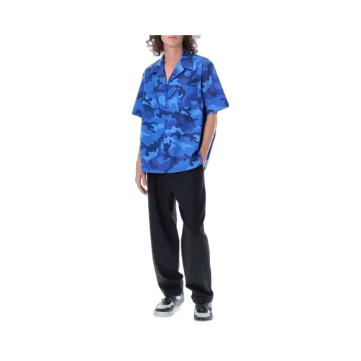 Camo Print Short Sleeve Shirt