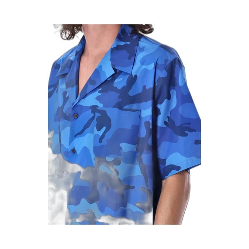 Camo Print Short Sleeve Shirt