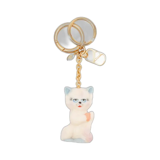 Cat Charm Keychain